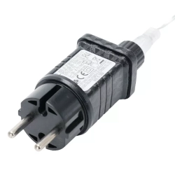 Niskonapięciowe lampki choinkowe 50led w kształcie kropli deszczu 5m+3m ciepłe